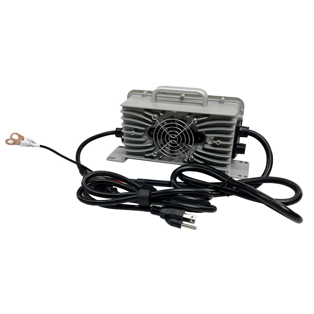 CURENTA 58.4V 48V 22A 1200W LiFePO4 Battery Smart Fast Charger on Board Golf Cart EV Motorcycle Electric Vehicle
