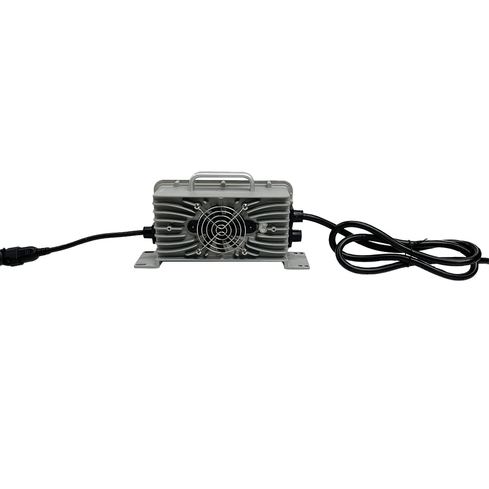 CURENTA 58.4V 48V 22A 1200W LiFePO4 Battery Smart Fast Charger on Board Golf Cart EV Motorcycle Electric Vehicle