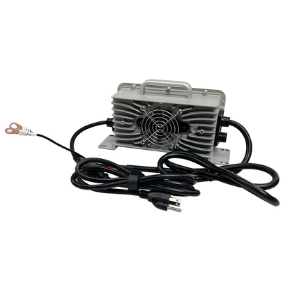 CURENTA 58.4V 48V 22A 1200W LiFePO4 Battery Smart Fast Charger on Board Golf Cart EV Motorcycle Electric Vehicle