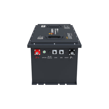 CURENTA 70.4V 105Ah Lithium Iron Golf Cart Battery 70.4V 105Ah Bluetooth LiFePO4 Battery 18A Fast Charger 2.8' Touch  LCD Screen Conversion kit